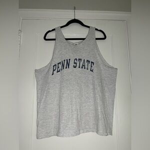 Champion White/Gray Penn State Tank Top